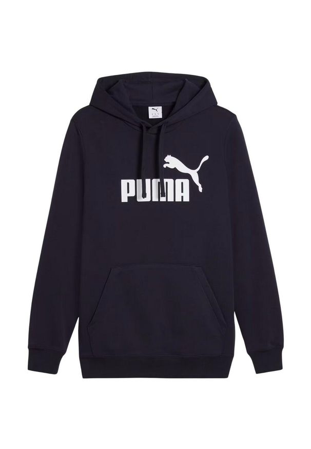 Puma - Męska Bluza Z Kapturem ESS No.1 Logo. Typ kołnierza: kaptur. Kolor: niebieski