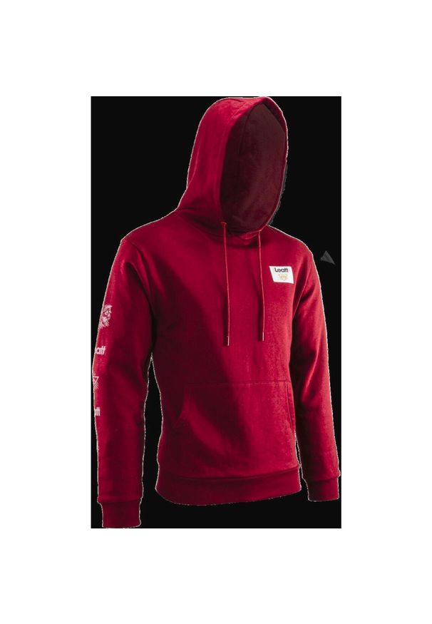 Bluza z kapturem LEATT Hoodie Core. Typ kołnierza: kaptur. Kolor: czerwony