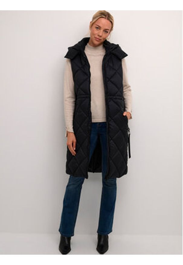Cream Bezrękawnik Crgaiagro 10611585 Czarny Loose Fit. Kolor: czarny. Materiał: syntetyk. Długość rękawa: bez rękawów