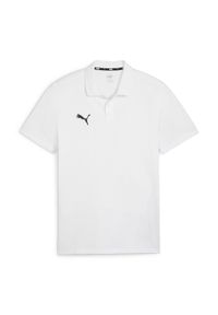 Koszulka sportowa męska Puma Team Goal Casuals. Typ kołnierza: polo. Kolor: czarny, biały, wielokolorowy. Materiał: bawełna. Sport: piłka nożna