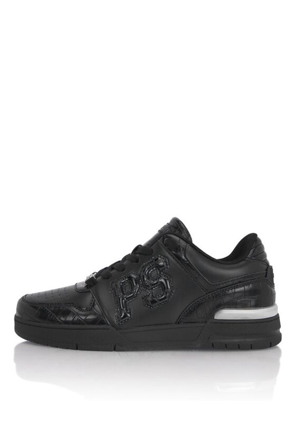 Plein Sport Sneakersy SAFS USC0934 SLE004N Czarny. Kolor: czarny. Materiał: materiał