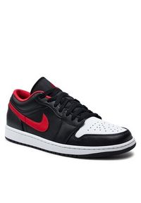 Nike Sneakersy Air Jordan 1 Low 553558 063 Czarny. Kolor: czarny. Materiał: skóra. Model: Nike Air Jordan #5