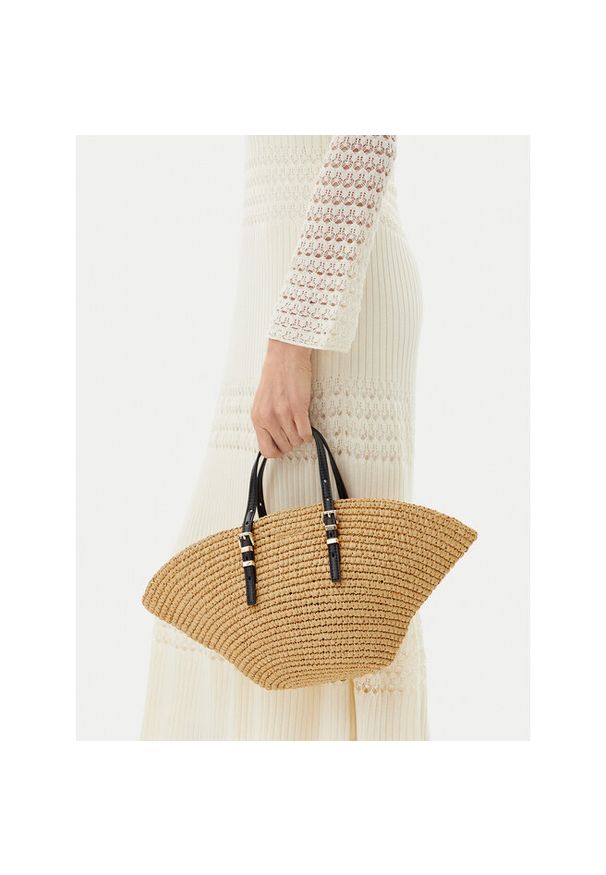 Torebka MICHAEL Michael Kors. Kolor: beżowy