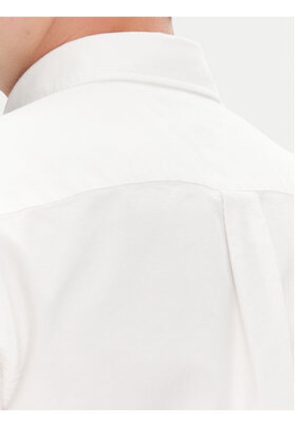 TOMMY HILFIGER - Tommy Hilfiger Koszula Heritage MW0MW36272 Biały Regular Fit. Kolor: biały. Materiał: bawełna