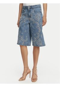Liu Jo Bermudy UA6182 D0313 Niebieski Regular Fit. Kolor: niebieski. Materiał: bawełna #1