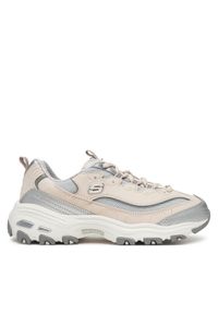 skechers - Skechers Sneakersy D'Lites-Chromatic 150246/NTSL Beżowy. Kolor: beżowy. Materiał: skóra