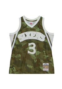 Mitchell & Ness - Koszulka Nba Philadelphia 76ers Allen Iverson. Kolor: wielokolorowy, brązowy, zielony. Sport: koszykówka #1