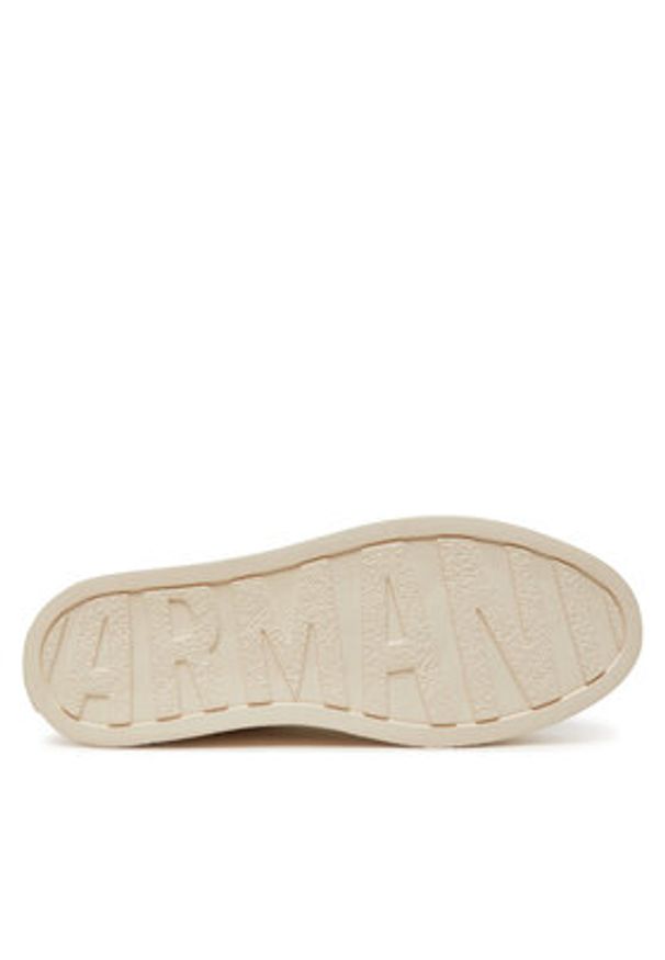 Armani Exchange Sneakersy XUX260 XV954 00894 Écru. Materiał: skóra