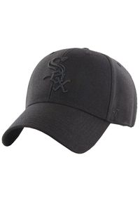 Czapka z daszkiem dla dorosłych 47 Brand MLB Chicago White Sox Cap. Kolor: czarny. Materiał: akryl, wełna