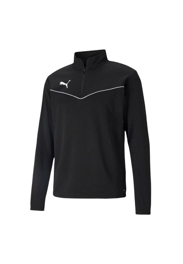 Puma - Męska Bluza Team Rise. Kolor: czarny
