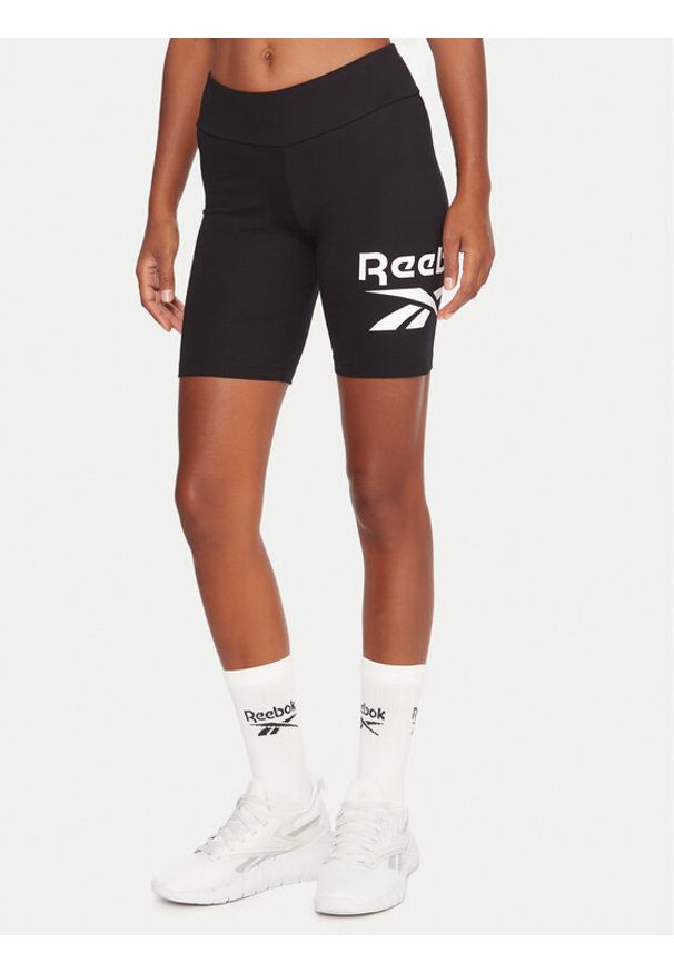 Reebok Kolarki RK25161CCW Czarny Slim Fit. Kolor: czarny. Materiał: bawełna