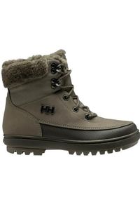 Buty do chodzenia damskie Helly Hansen Sorrento 2. Wysokość cholewki: za kostkę. Zapięcie: sznurówki. Kolor: zielony. Materiał: materiał, syntetyk, tkanina. Szerokość cholewki: normalna. Sport: turystyka piesza