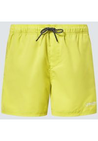 Krótkie Spodenki Męskie Oakley Beach Volley 16. Kolor: żółty. Długość: krótkie. Styl: sportowy #1