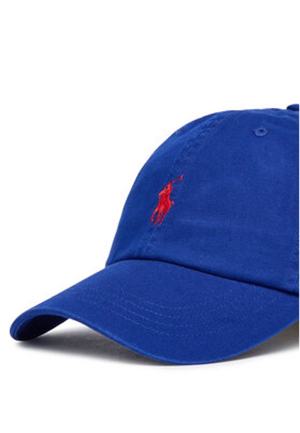 Polo Ralph Lauren Czapka z daszkiem 211912843008 Niebieski. Kolor: niebieski. Materiał: bawełna