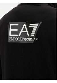 EA7 Emporio Armani Dres 3DPV58 PJ07Z 1200 Czarny Regular Fit. Kolor: czarny. Materiał: bawełna #4
