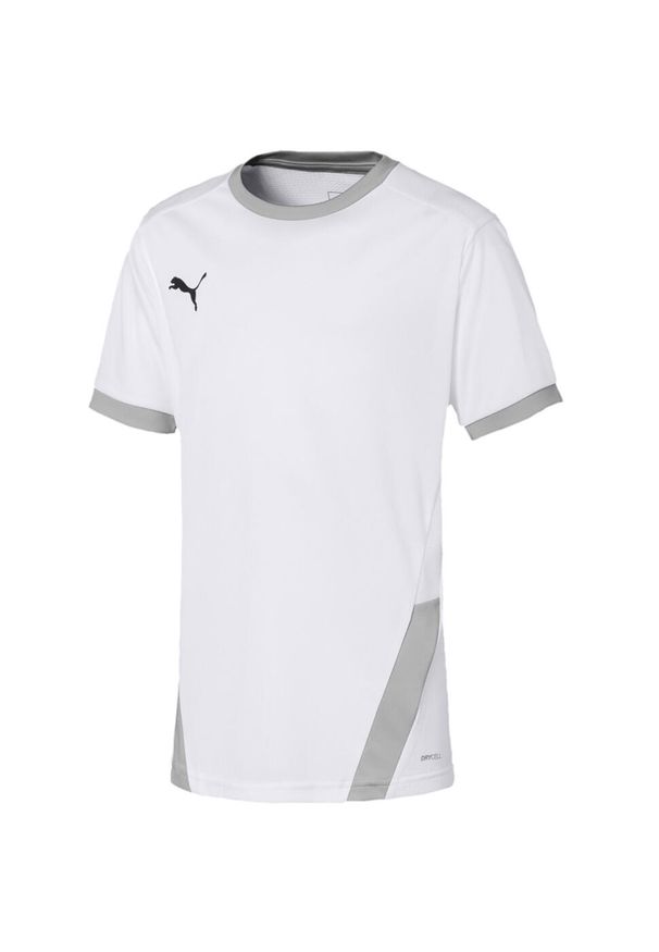 Podkoszulek Puma Teamgoal 23 Jersey Jr, Dzieci. Kolor: biały, wielokolorowy, szary. Materiał: poliester