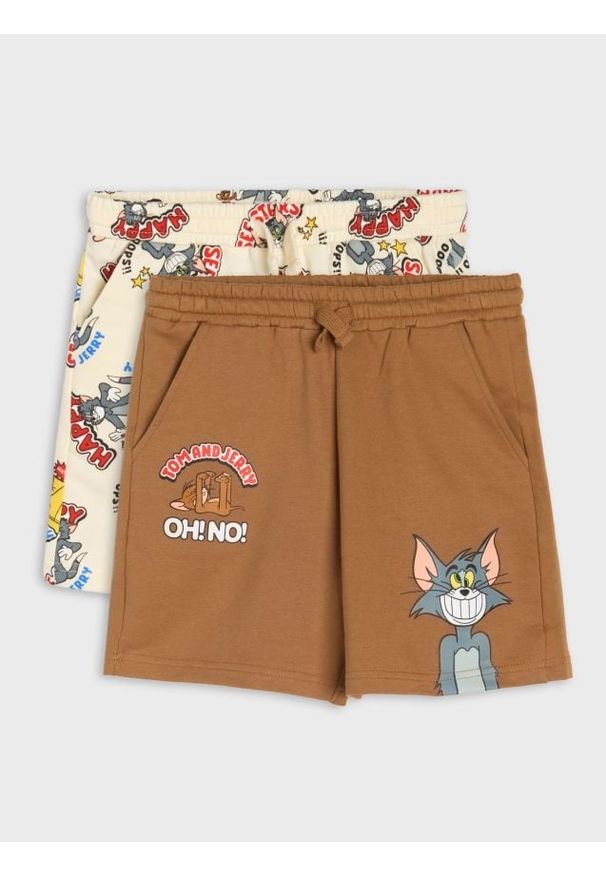 Sinsay - Szorty 2 pack Tom and Jerry - wielobarwny