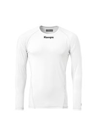 KEMPA - Koszulka kompresyjna ml Kempa Attitude. Kolor: biały. Sezon: zima, jesień. Sport: koszykówka, fitness #1