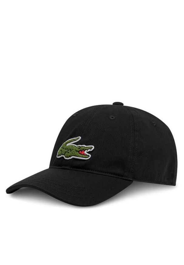 Lacoste Czapka z daszkiem RK3186 Czarny. Kolor: czarny. Materiał: materiał, bawełna