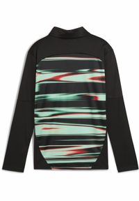 Puma - Młodzieżowa bluza przedmeczowa z zamkiem 1/4 Portugalia PUMA Black White. Kolor: biały, wielokolorowy, czarny