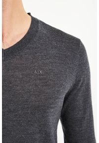 Armani Exchange - Sweter męski wełniany ARMANI EXCHANGE. Materiał: wełna #3