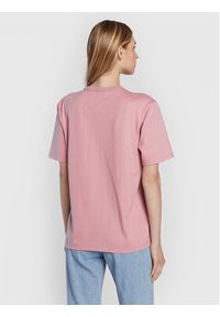 Vans T-Shirt Small VN0A5I8X Różowy Regular Fit. Kolor: różowy. Materiał: bawełna