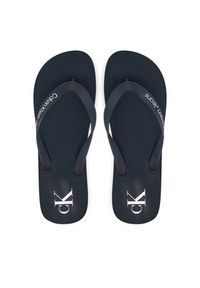 Calvin Klein Jeans Japonki Beach Sandal Transparent Tpu YM0YM01267 Granatowy. Kolor: niebieski