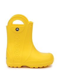 Buty Crocs Handle It Rain Boot Jr 12803-730 żółte. Kolor: żółty. Materiał: materiał