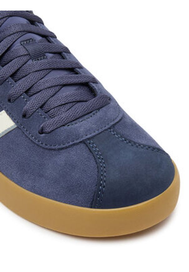 Adidas - adidas Sneakersy VL Court 3.0 JP5289 Granatowy. Kolor: niebieski. Materiał: zamsz, skóra