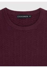Pako Lorente - PAKO LORENTE – Męski sweter w kolorze burgundowym. Kolor: czerwony. Materiał: bawełna. Sezon: jesień #3