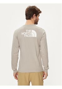 The North Face Longsleeve Easy NF0A87N8 Szary Regular Fit. Kolor: szary. Materiał: bawełna. Długość rękawa: długi rękaw #2