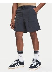Adidas - adidas Szorty materiałowe Premium Essentials Utility Cargo JD2107 Czarny Loose Fit. Kolor: czarny. Materiał: syntetyk