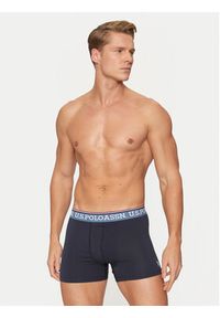 U.S. Polo Assn. Komplet 3 par bokserek MUP4078 Granatowy. Kolor: niebieski. Materiał: bawełna #4