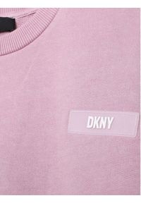 DKNY Sukienka dzianinowa D32887 S Różowy Regular Fit. Kolor: różowy. Materiał: bawełna #2