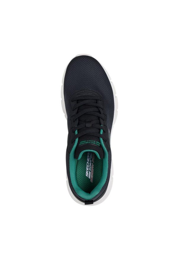 skechers - Męskie BOBS B FLEX ICY EDGE Sneakersy Czarny. Kolor: czarny. Materiał: materiał. Model: Skechers Sport