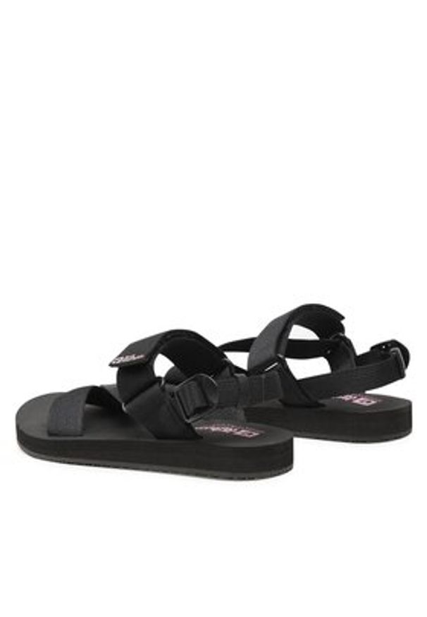 Jack Wolfskin Sandały Urban Entdeckung Belt Sandal W 4056801 Czarny. Kolor: czarny. Materiał: materiał