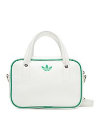 Adidas - adidas Torebka Adicolor XS JX7873 Biały. Kolor: biały. Materiał: skórzane