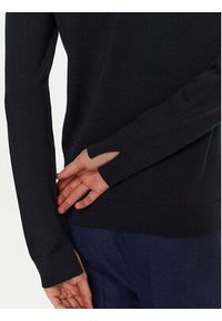BOSS - Boss Sweter Feganasi 50492551 Granatowy Regular Fit. Kolor: niebieski. Materiał: wełna #2