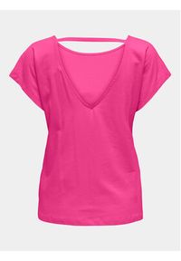 only - ONLY Bluzka May 15286933 Różowy Regular Fit. Kolor: różowy. Materiał: bawełna #2
