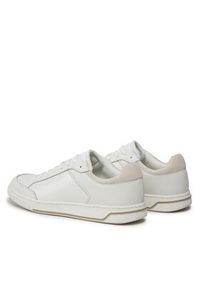 Calvin Klein Sneakersy Low Top Lace Up Lth HM0HM01455 Biały. Kolor: biały
