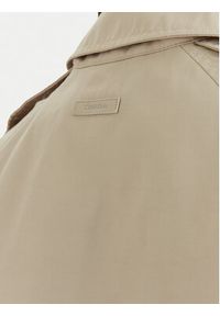 Calvin Klein Trencz LV044B540G Beżowy Regular Fit. Kolor: beżowy. Materiał: syntetyk, bawełna #5