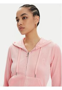 Juicy Couture Bluza Robertson JCAP176 Różowy Slim Fit. Kolor: różowy. Materiał: syntetyk #3