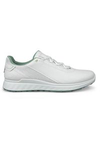 ecco - Buty golfowe na sznurówki Ecco S-Three Casual. Okazja: na co dzień. Zapięcie: sznurówki. Kolor: biały. Sport: golf