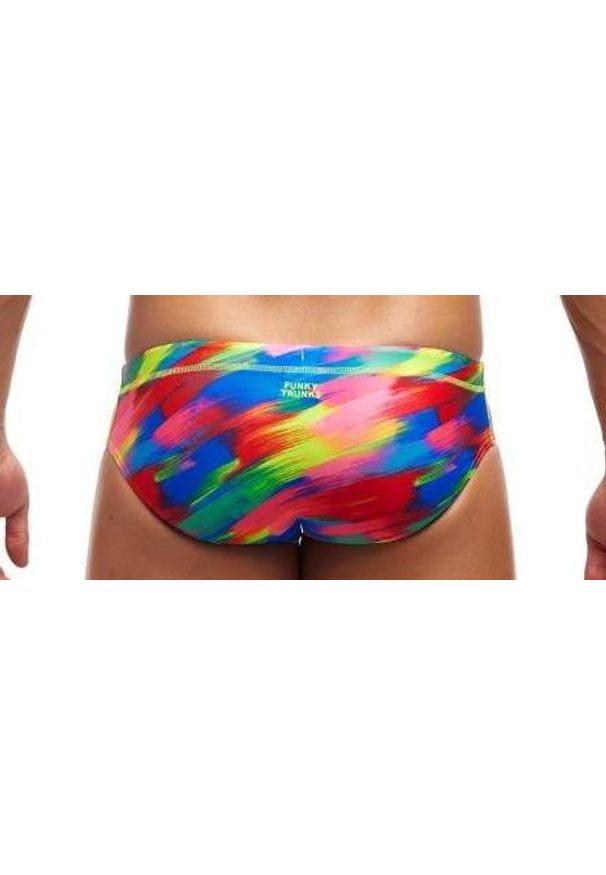 FUNKY TRUNKS - Kąpielówki męskie Funky Trunks Stroked - slipy. Kolor: wielokolorowy