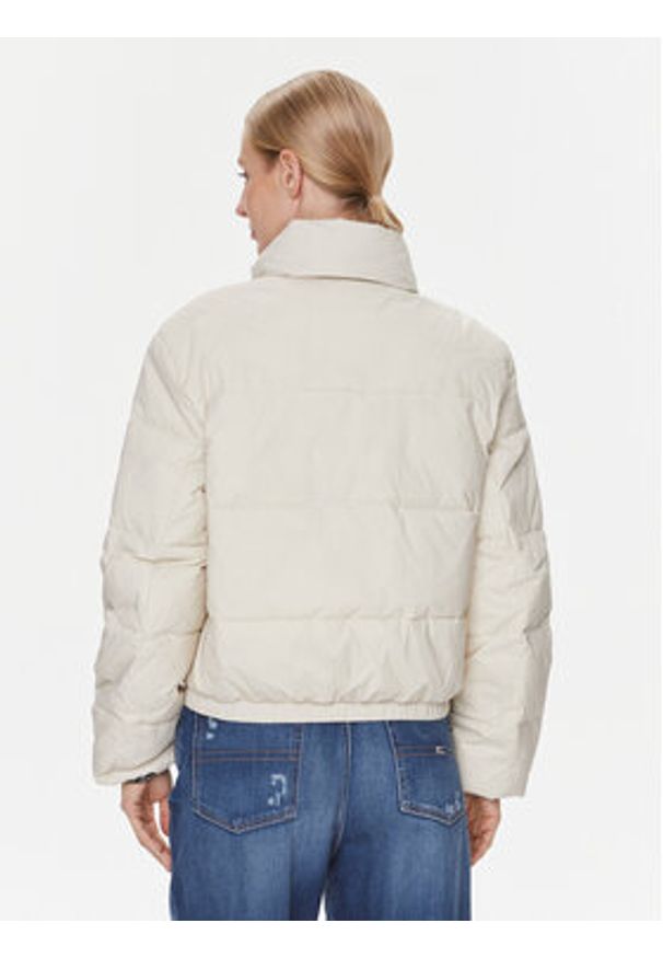 Tommy Jeans Kurtka przejściowa DW0DW17238 Beżowy Regular Fit. Kolor: beżowy. Materiał: syntetyk
