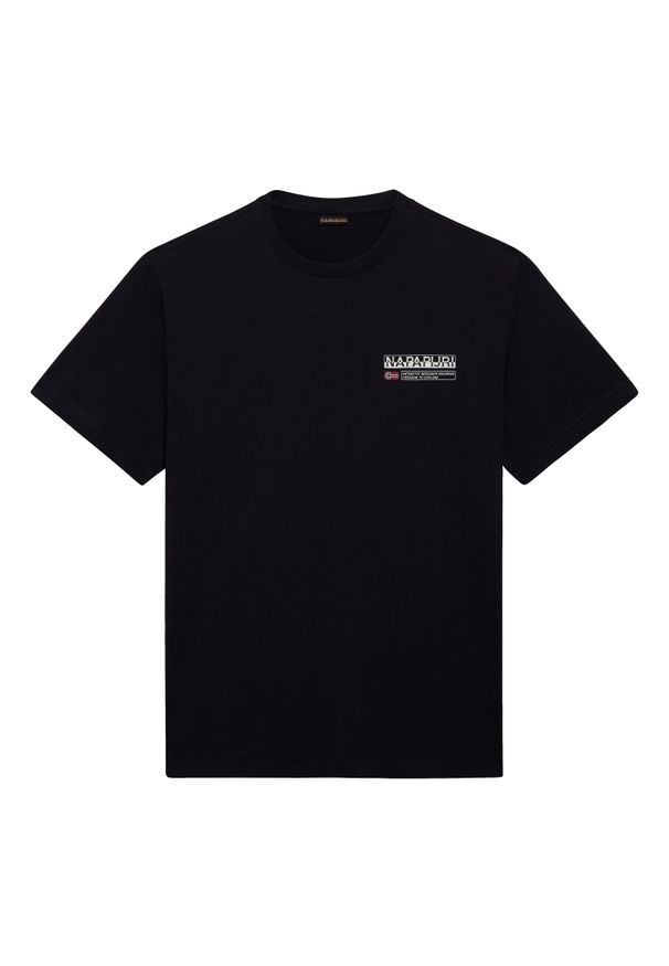 Napapijri - Koszulka crop top Mężczyzna NAPAPIJRI S-KASBA. Kolor: czarny. Materiał: bawełna