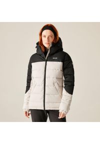Regatta - Kurtka damska zimowa ocieplana Aldthorn. Kolor: beżowy. Materiał: syntetyk, puch. Sezon: zima. Sport: turystyka piesza #1