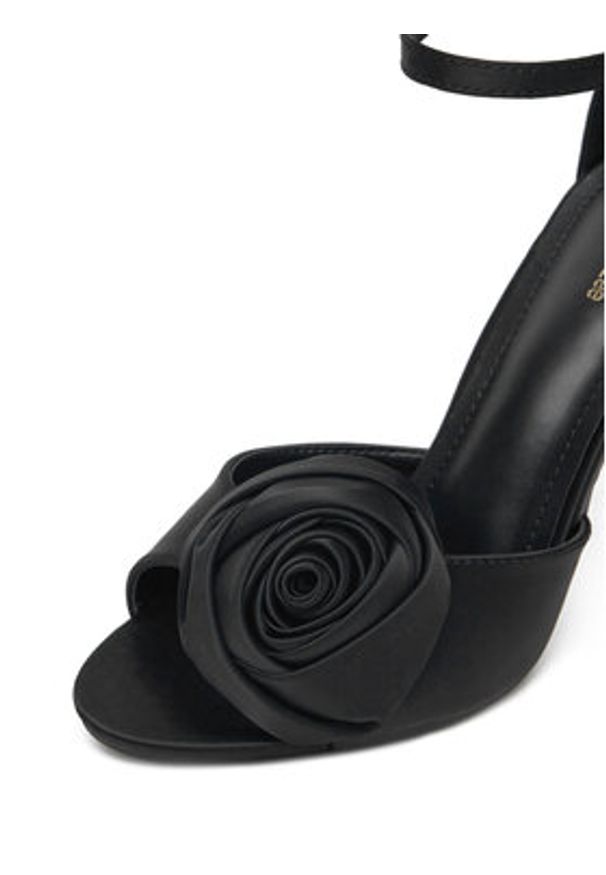 DeeZee Sandały F89725-201 Czarny. Kolor: czarny. Materiał: skóra