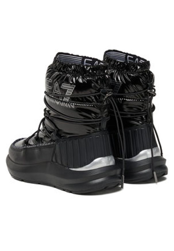 EA7 Emporio Armani Śniegowce 7X000328 AF18570 MC043 Czarny. Kolor: czarny. Materiał: materiał