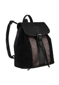 DAVID JONES - Plecak damski David Jones 6885-2 czarny. Kolor: czarny